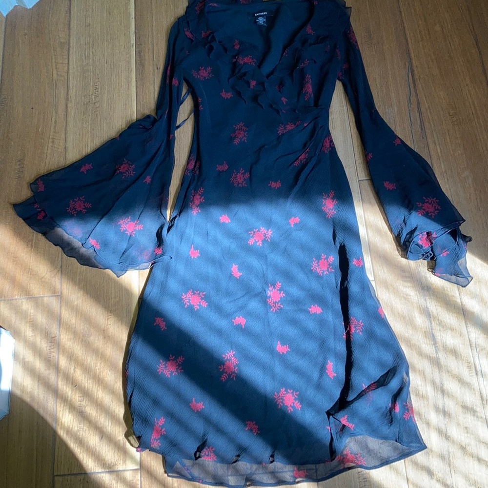 Express silk dress sz 5-6